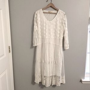 Amazing April Cornell Lace Dress Wedding Party L NWOT